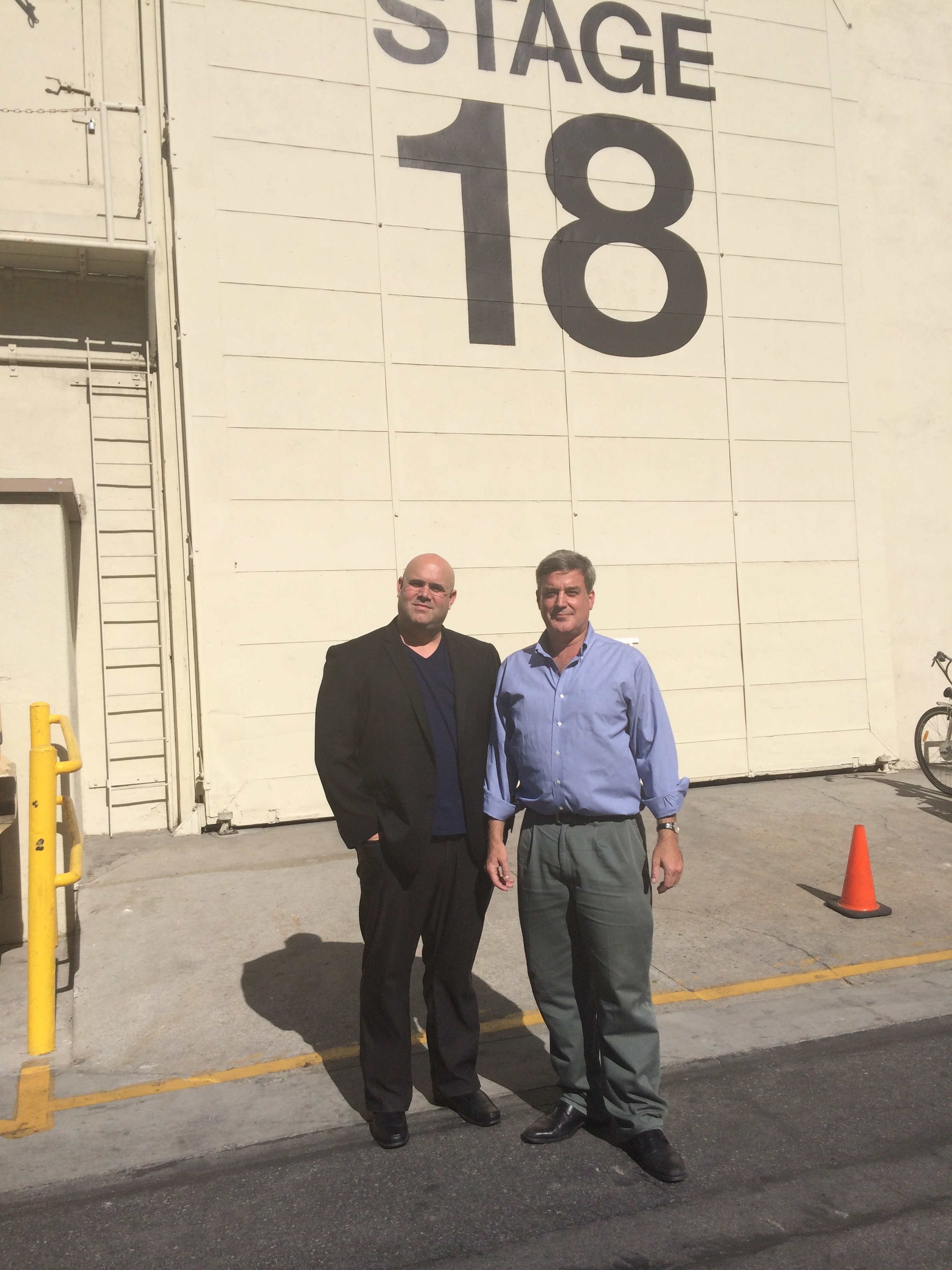 Stage 18 - Across from our office at California Pictures at Paramount Studios with Steven Istock