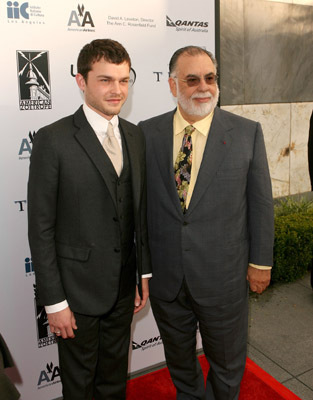 Francis Ford Coppola and Alden Ehrenreich at event of Tetro (2009)