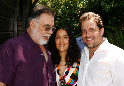 Salma Hayek, Francis Ford Coppola and Brett Ratner