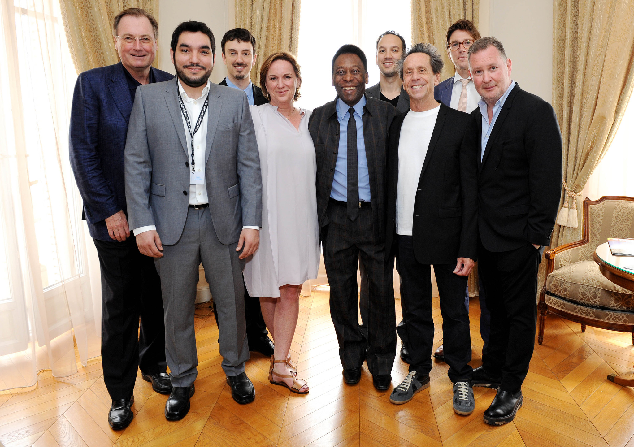 Brian Grazer, Guy East, Pelé, Alex Watson, Jeff Zimbalist, Paul Kemsley, Michael Zimbalist and Ivan Orlic