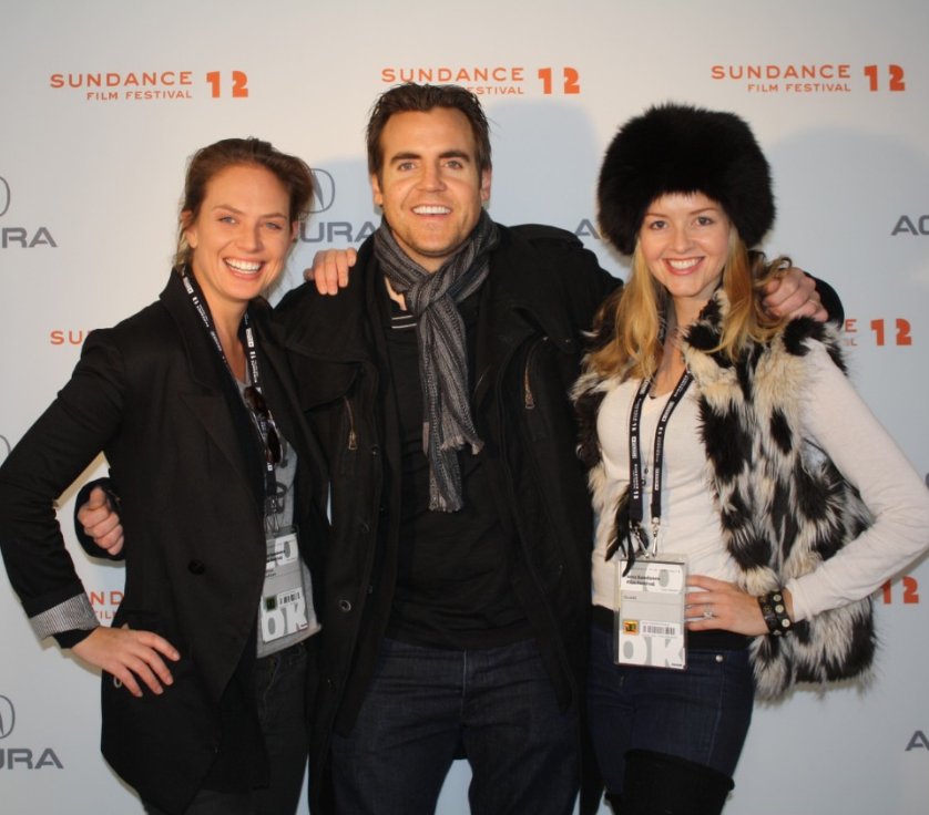 Melanie Camp with Brooke Pascoe and Wedd at Sundance 2012