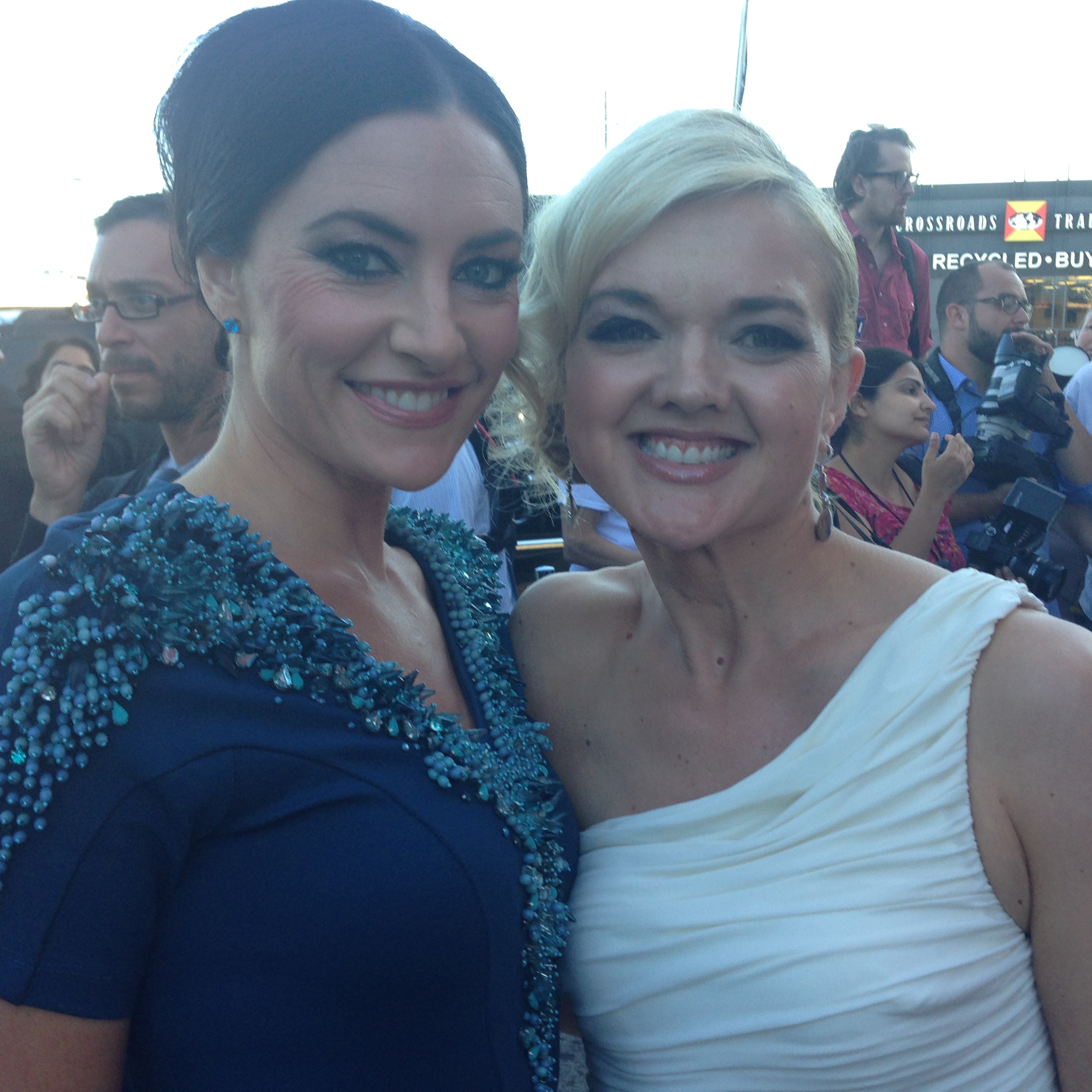 Actress Madchen Amick and Director Gina Lee Ronhovde arrive at Twin Peaks: The Entire Mystery Missing Pieces Premiere.