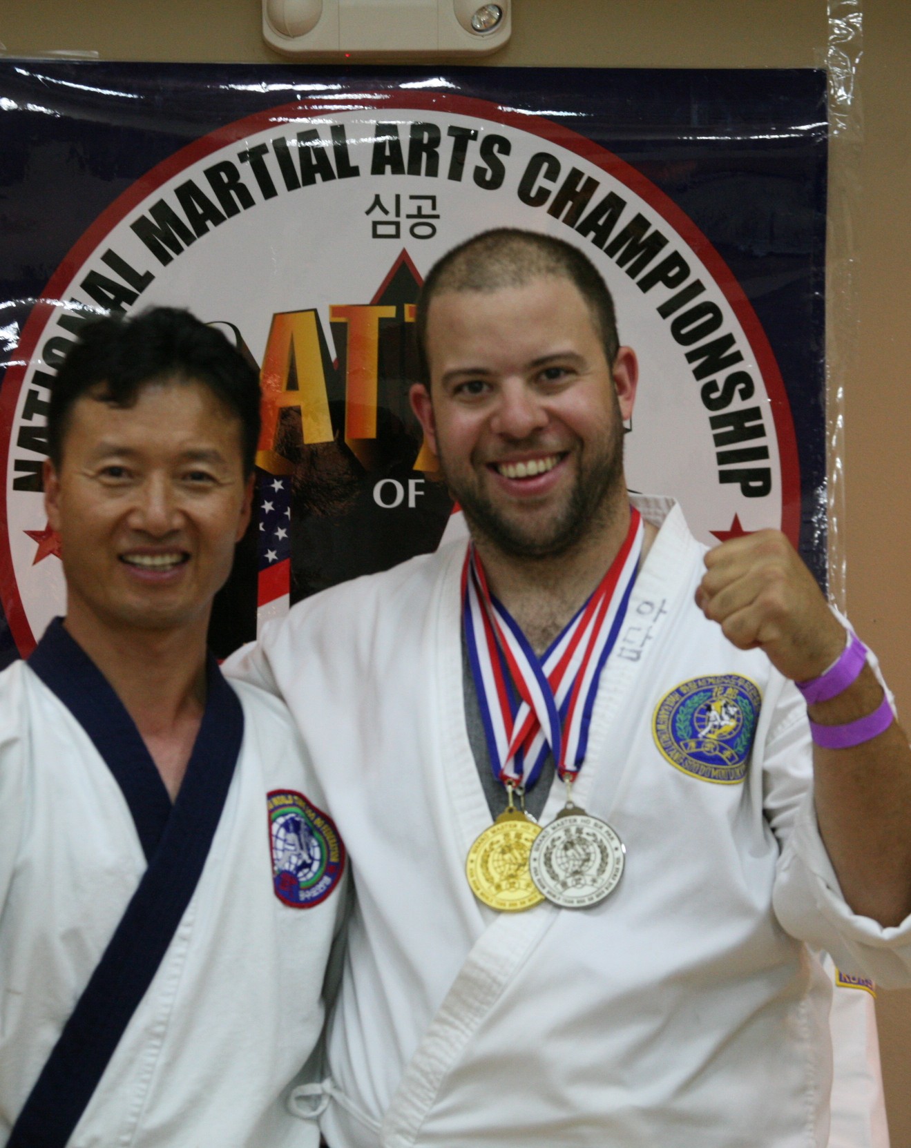 Adam Key with Grand Master Ho Sik Pak