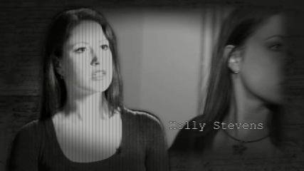 Screen capture: Holly Stevens in the opening credits for 
