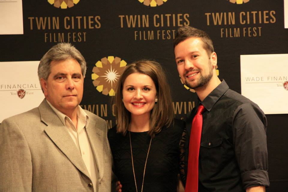 At the 2014 Twin Cities Film Fest with my wife and dad for the premiere of 