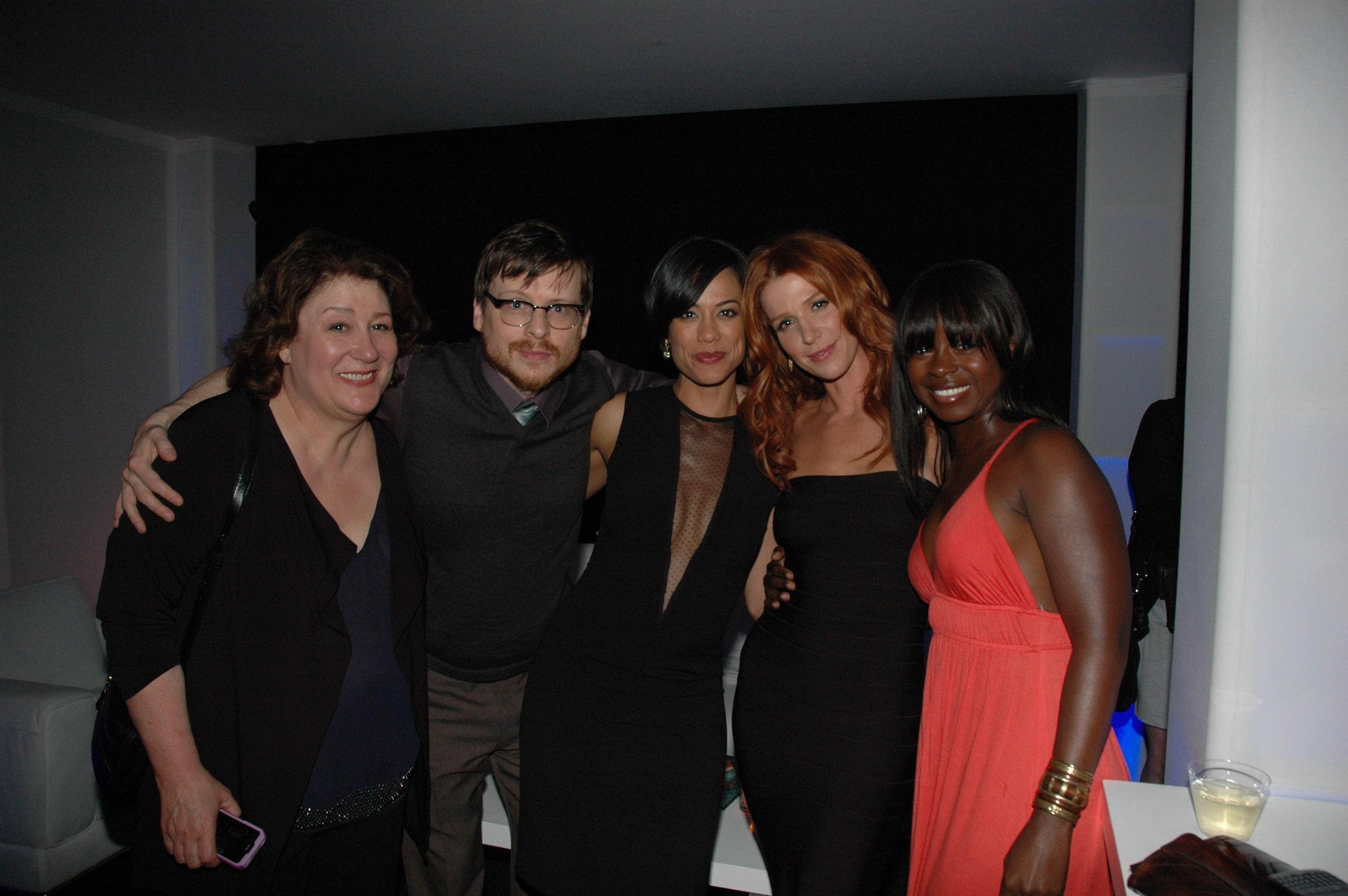SONY L.A. SCREENINGS. CAST OF UNFORGETTABLE AND JUSTIFIED