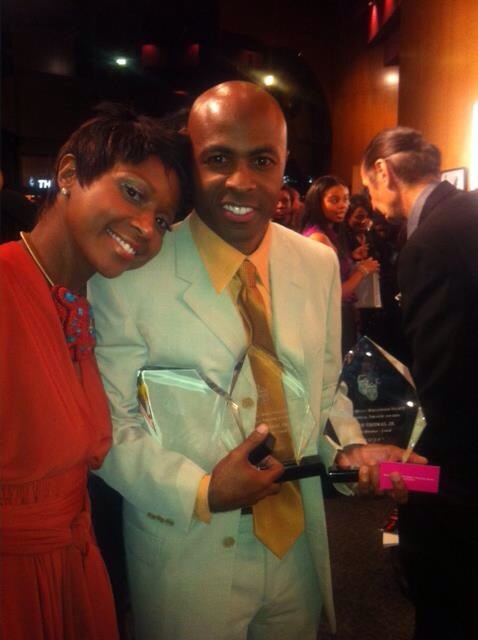 NAACP Theatre Awards 2012 with my boy Fred Thomas, Jr.
