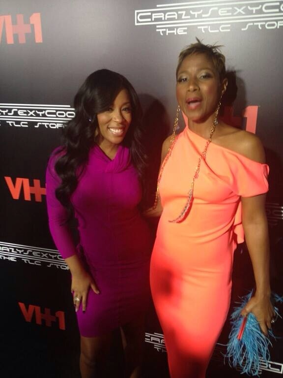 With K. Michelle at my CrazySexyCool: The TLC Story premier Oct 15, 2013 in NYC