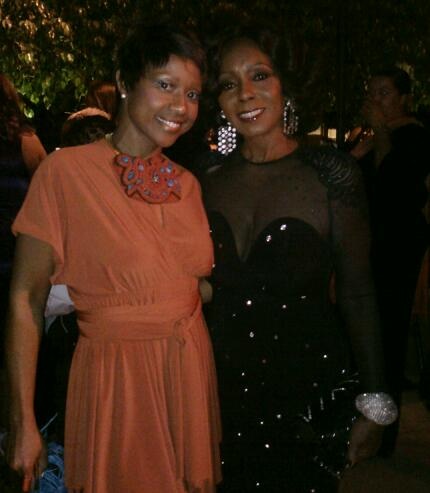 Judy Pace and I in VIP of The NAACP Theatre Awards 2012, Beverly Hills