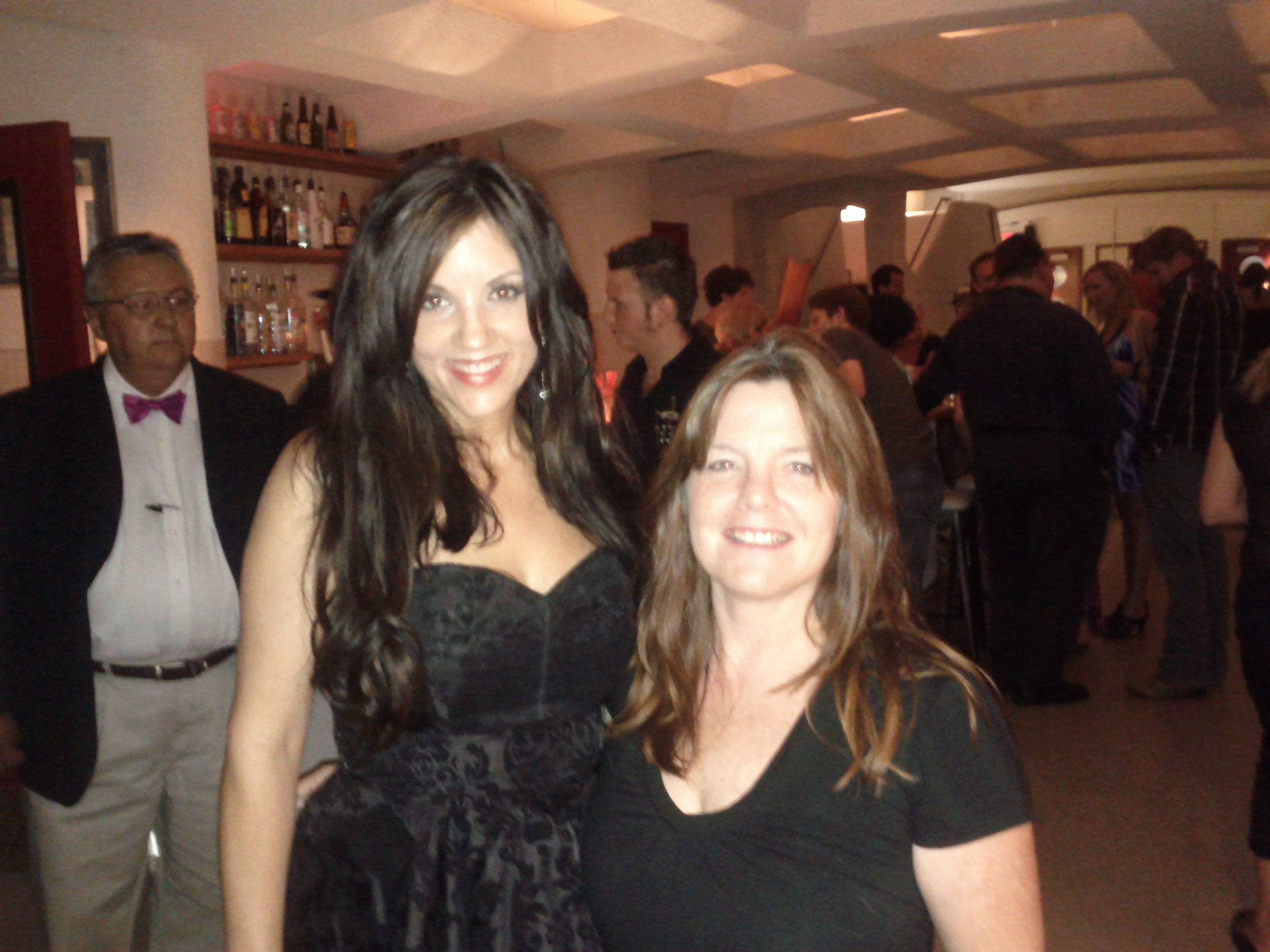 Stephanie Urbana-Jones and Libby Mitchell at Courage Premiere in Dallas, TX August 2011
