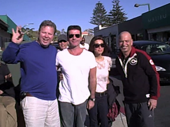 Hanging in Malibu with Simon Cowell and Howie Mandell