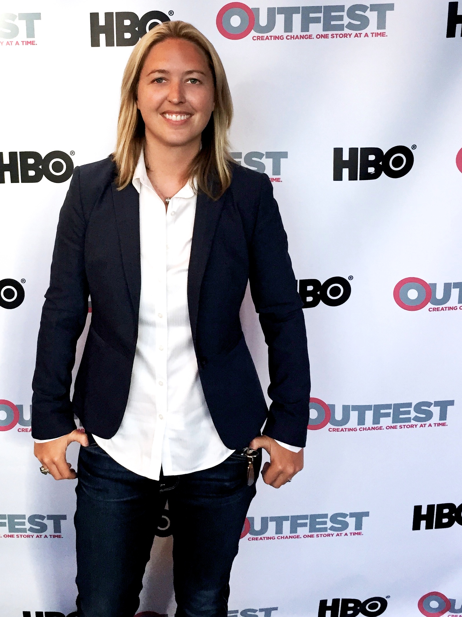 Lauren Fash at Outfest screening of Out & Around