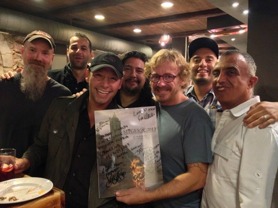 With some of the Producers and Key Crew of An American Terror after the films European Premiere at the Sitges Film Festival 2013.