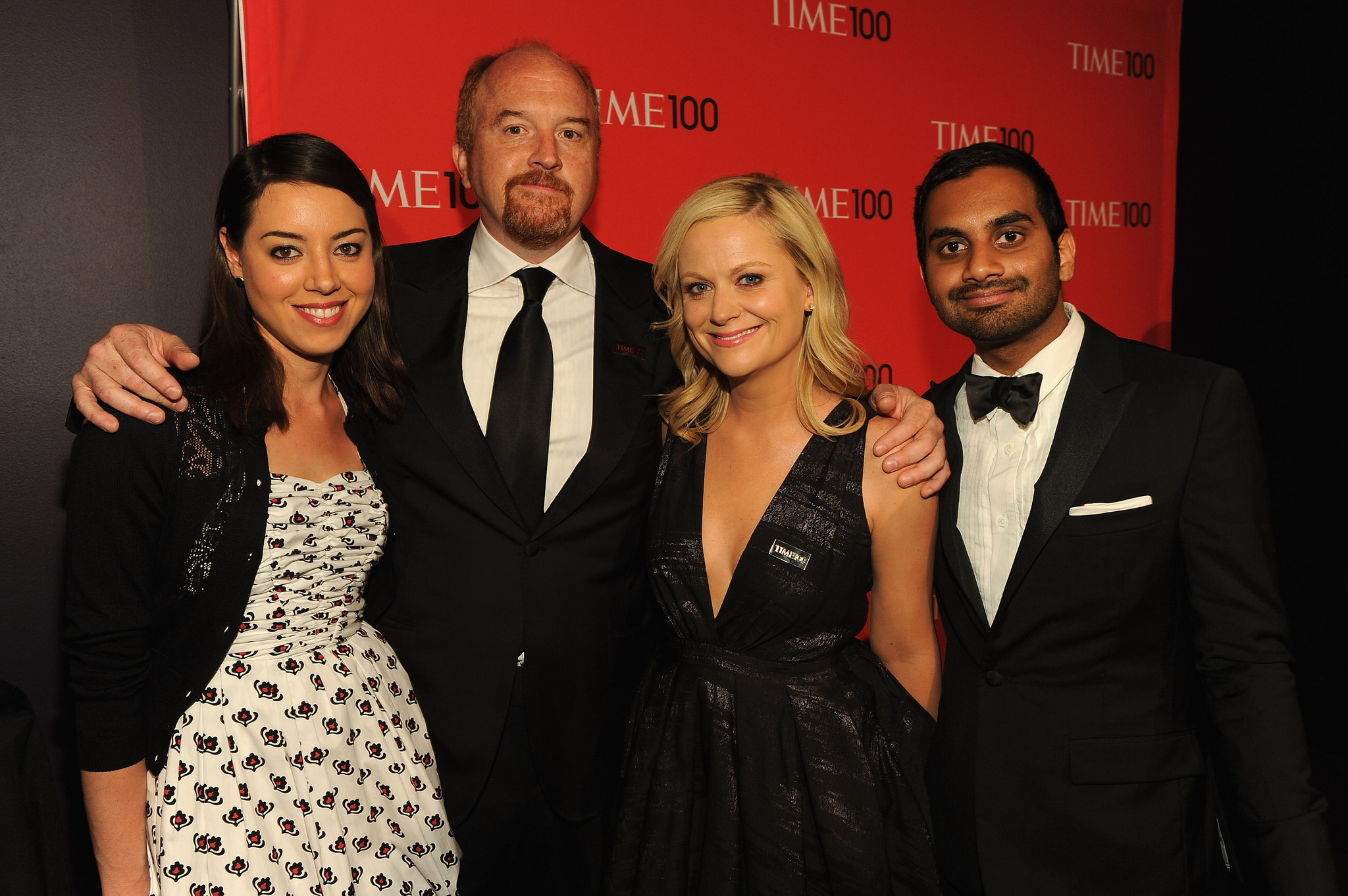 Louis C.K., Amy Poehler, Aziz Ansari and Aubrey Plaza