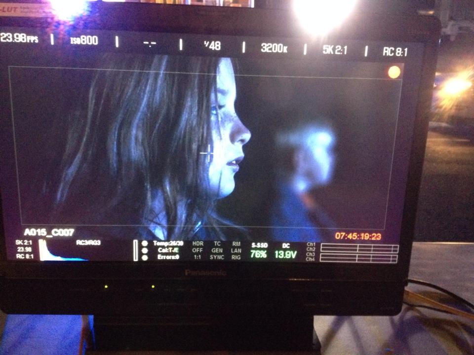 Monitor shot from The Hideout; a film that Christa Beth had the lead in as Holly and won Best Actress for at the Broadstreet Film Festival. The Hideout was also a big winner at the SoCal, Sonscreen, and Kingston Film Festivals.