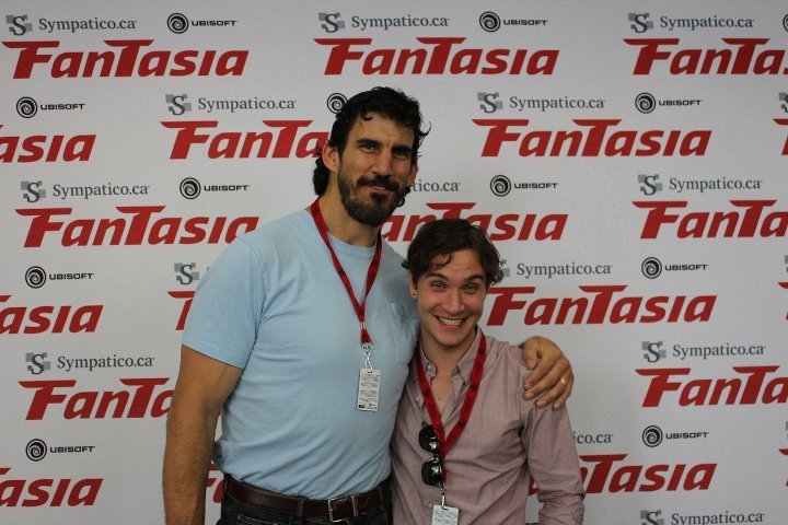 With Robert Maillet at the 2011 Fantasia International Film Festival