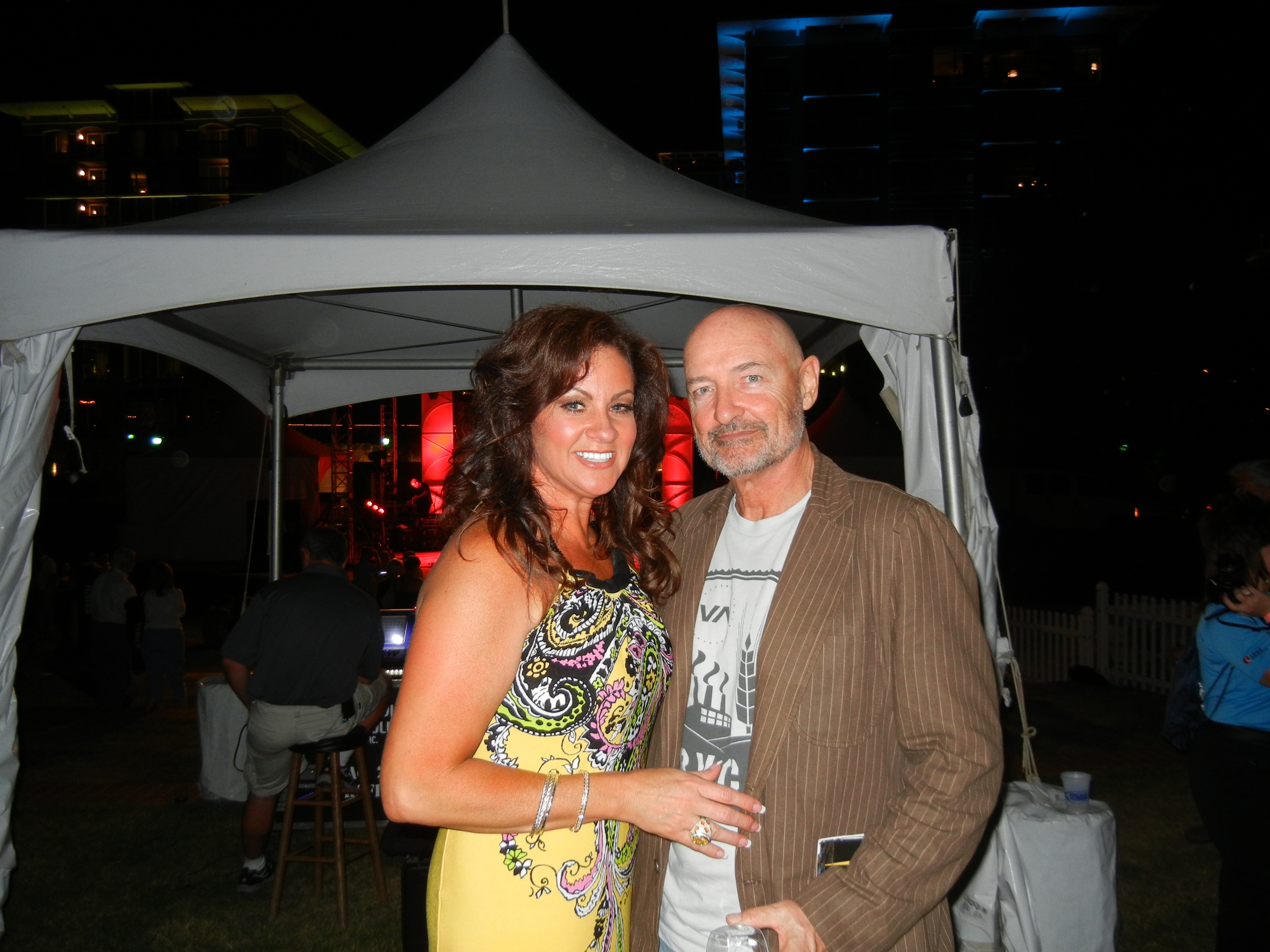 Terry O'quinn and I at BMW PRO AM