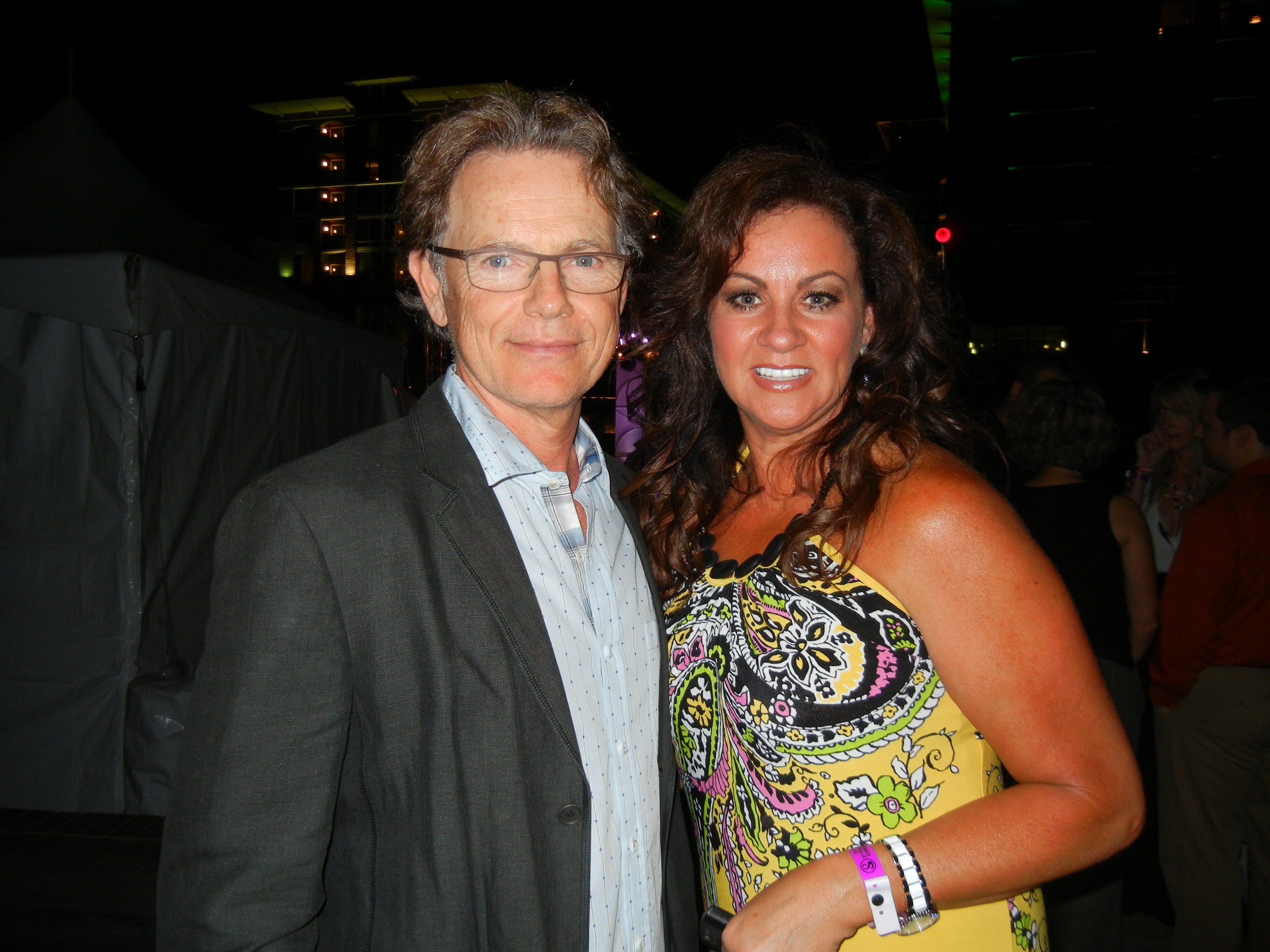 Actor Bruce Greenwood and Jenny Dial At BMW PRO AM