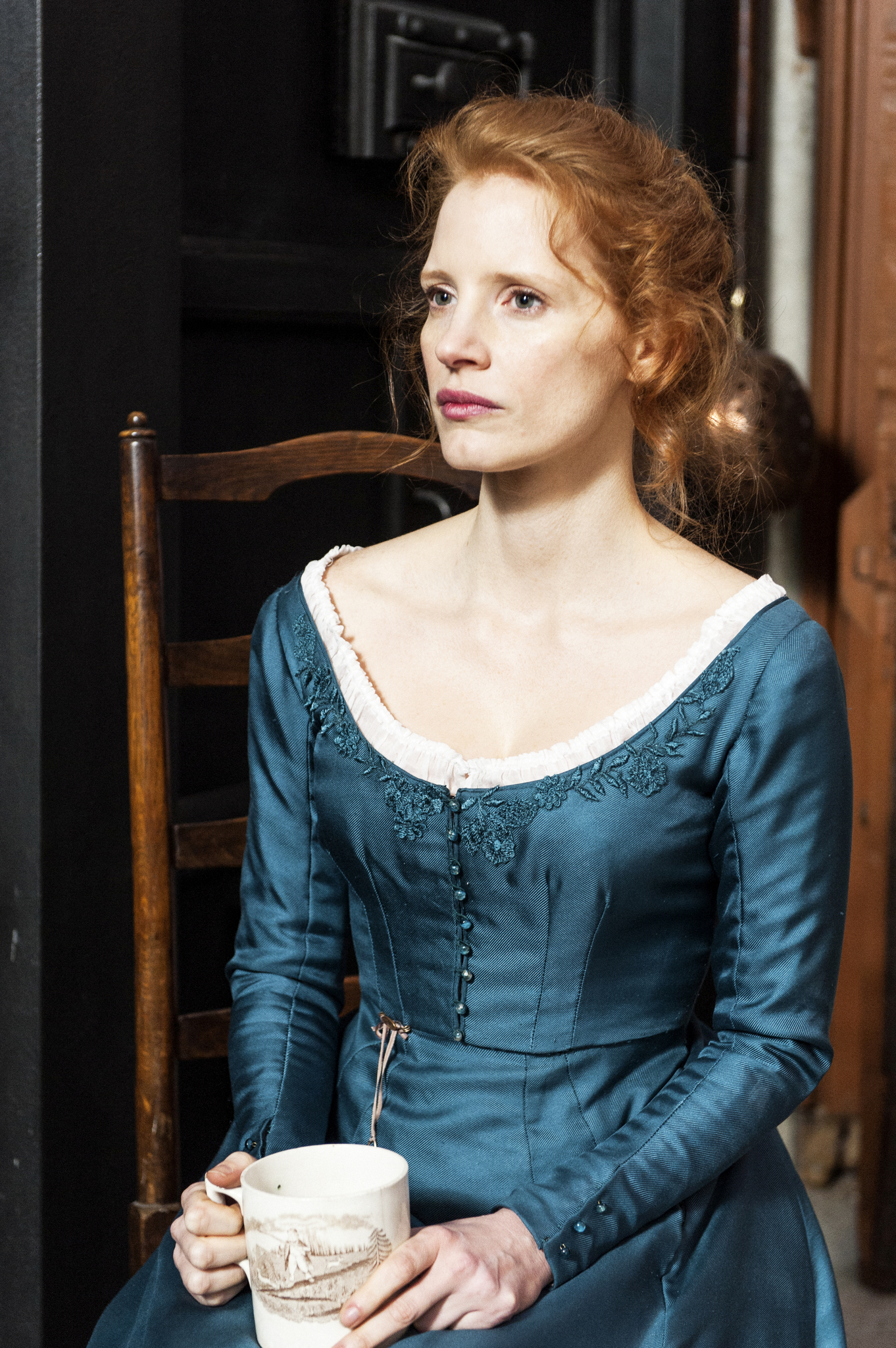 Still of Jessica Chastain in Miss Julie (2014)