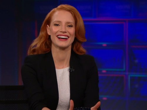 Still of Jessica Chastain in The Daily Show (1996)