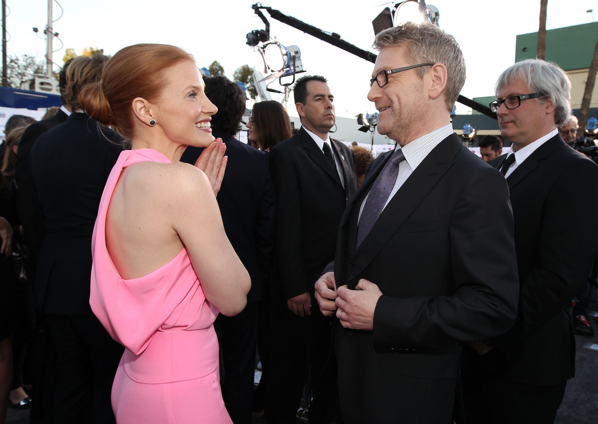 Kenneth Branagh and Jessica Chastain