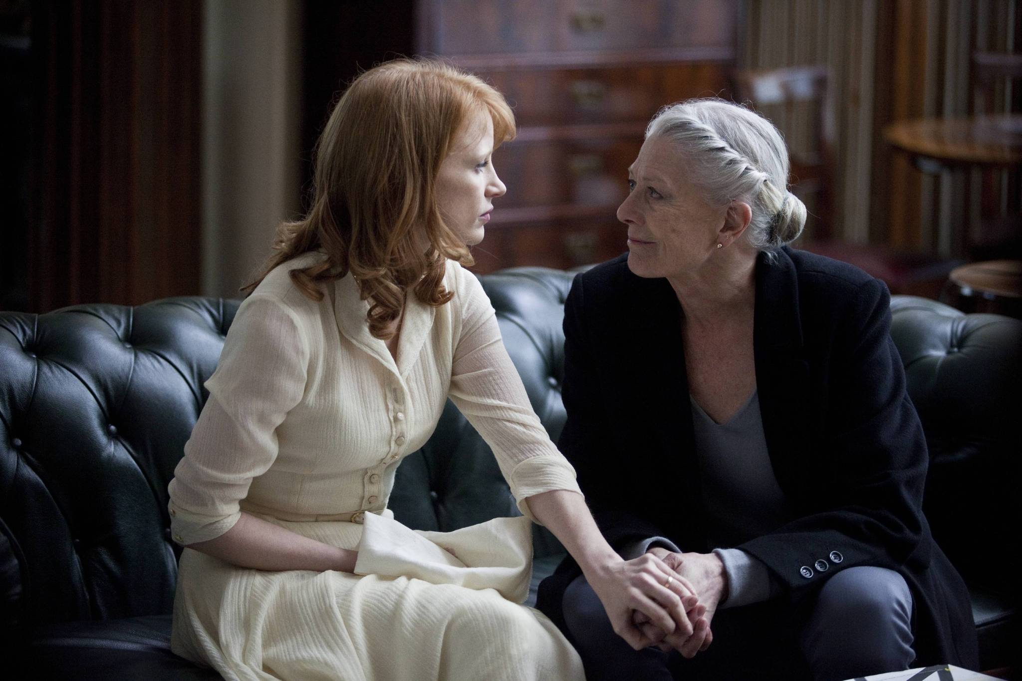 Still of Vanessa Redgrave and Jessica Chastain in Koriolanas (2011)