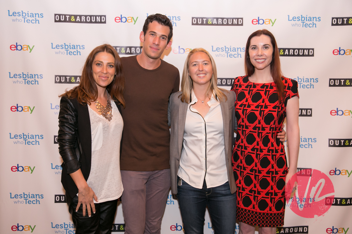 Megan Oliveira, Brett Peters, Lauren Fash and Susan Graham at the San Francisco Premiere of Out & Around