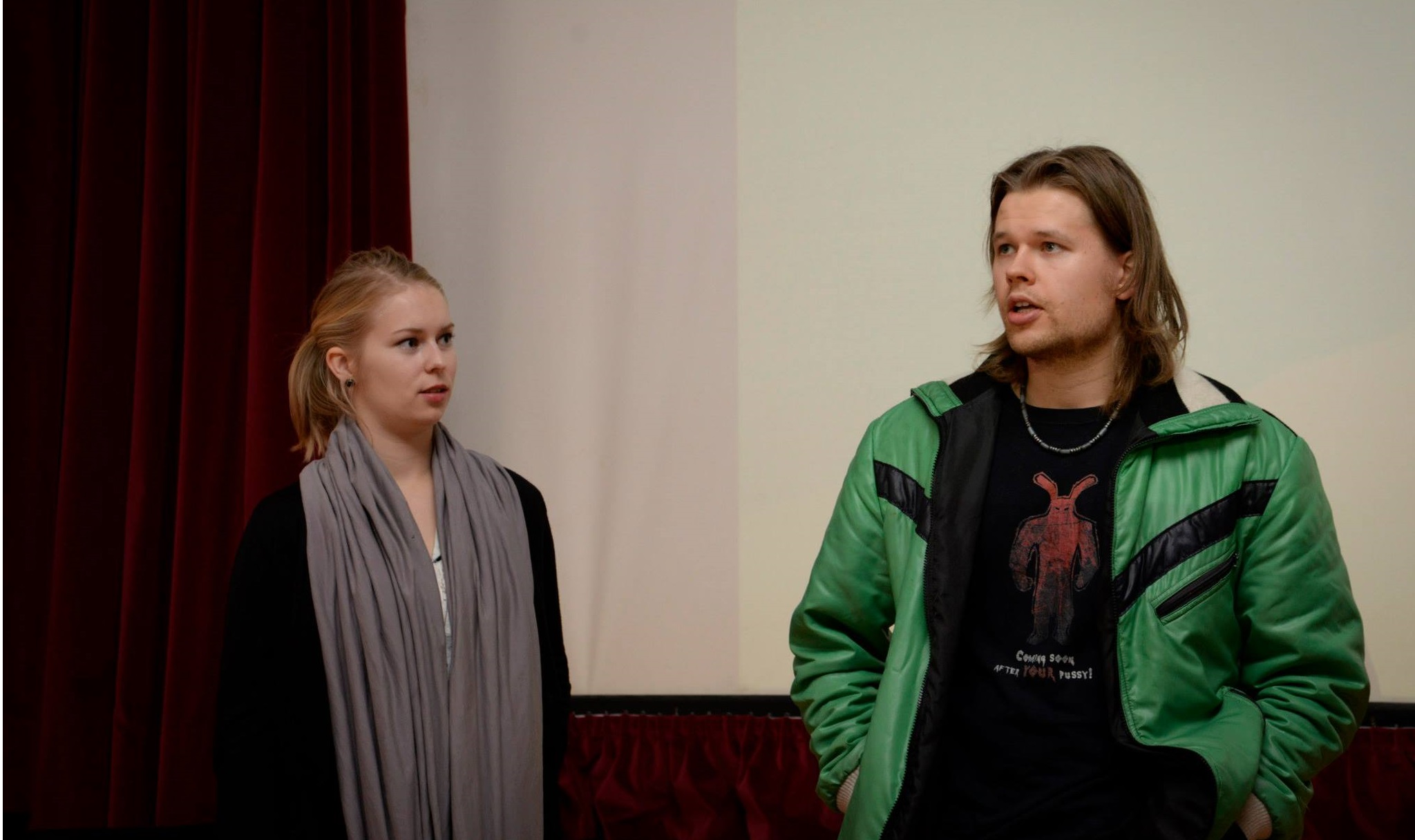 Joonas Makkonen at Northern Wave International Film Festival 2014.
