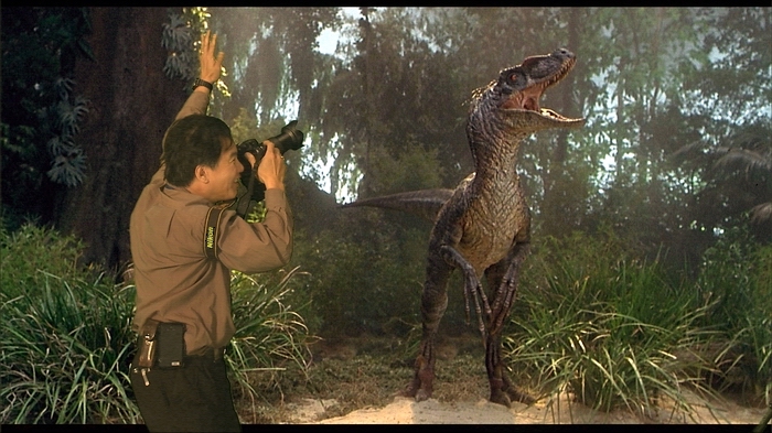 Photo op in Jurassic Park