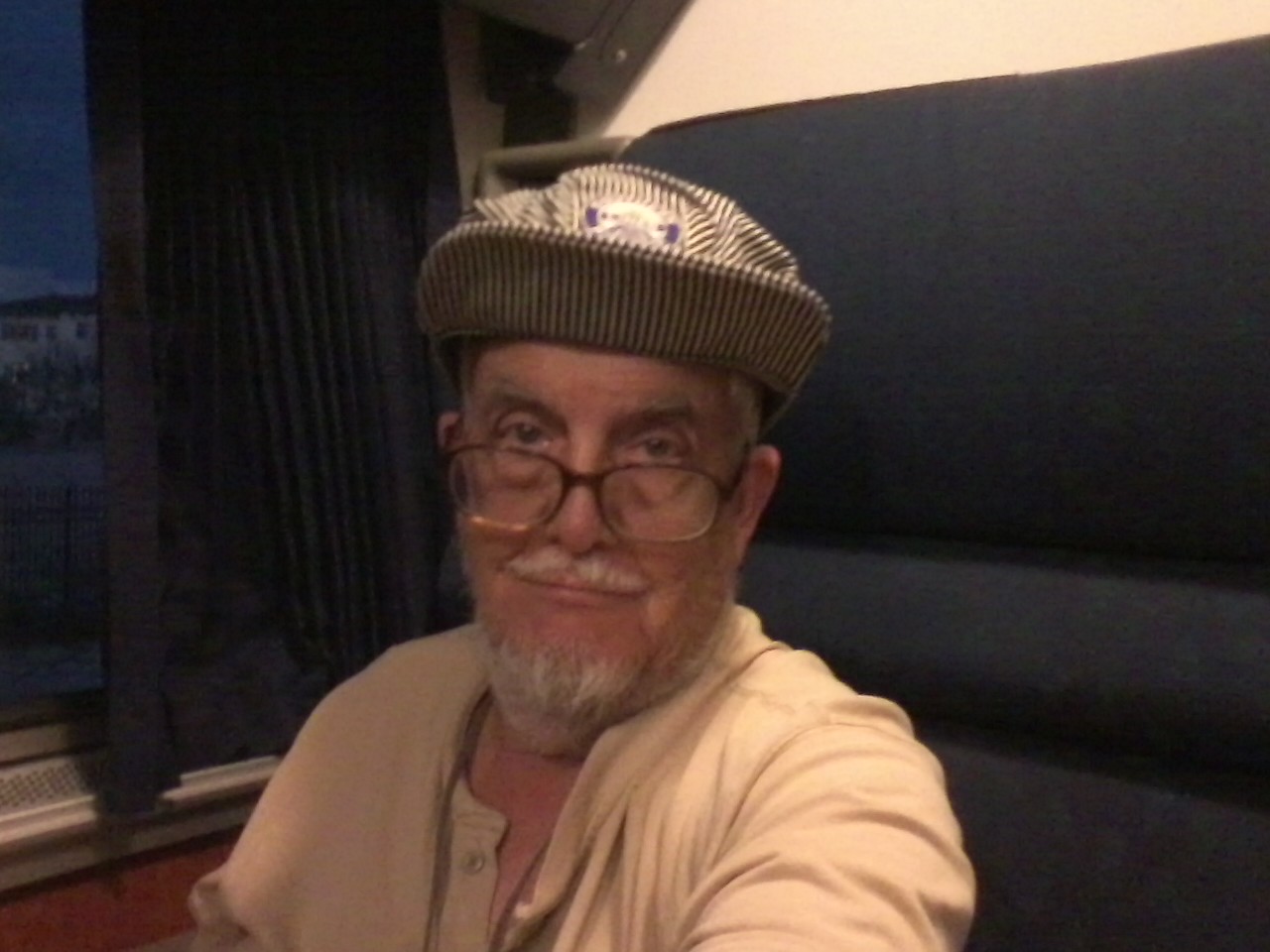 I shoulda been a train driver. In my AMTRAK roomette on way to LA...