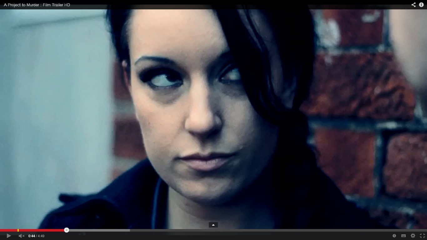 Still from the Film 'A Project to Murder' playing lead female.