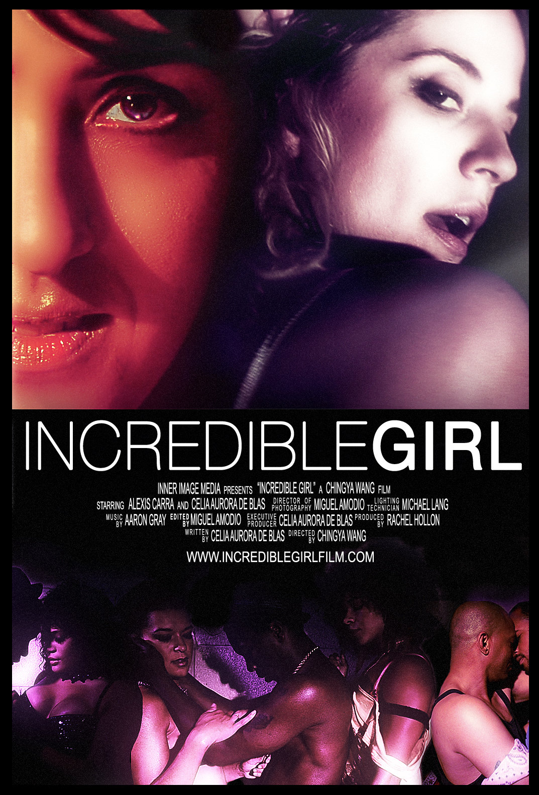 Celia Aurora de Blas, Diahnna Nicole Baxter, Alexis Carra, Brisco Diggs, Themba Alleyne, Khalil Anthony Peebles, Nnenna Nwachuku and Chelsea Rose in Incredible Girl (2012)