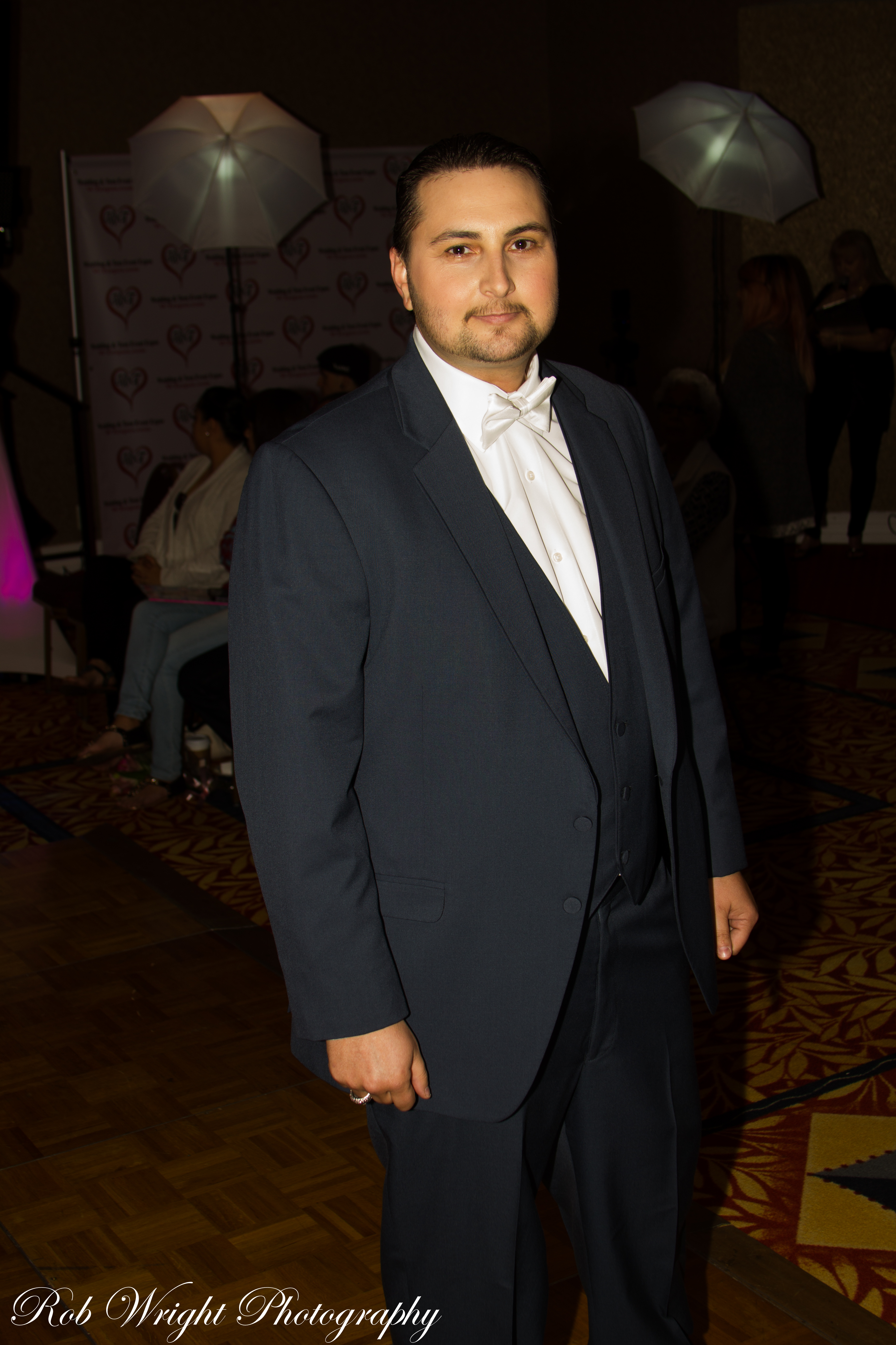 Valiant as a Tuxedo Model for Los Angeles Fashion Shows (January 2015). Rob Wright Photography
