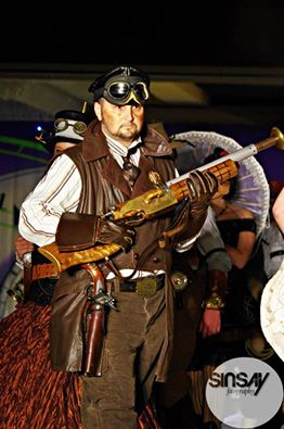 Valiant as a Steampunk Fashion Model at Leonard Simpson's 10 Best Dressed Awards and Fashion Show in La Jolla, CA (November 2014) Photography by SinSay Fitography.