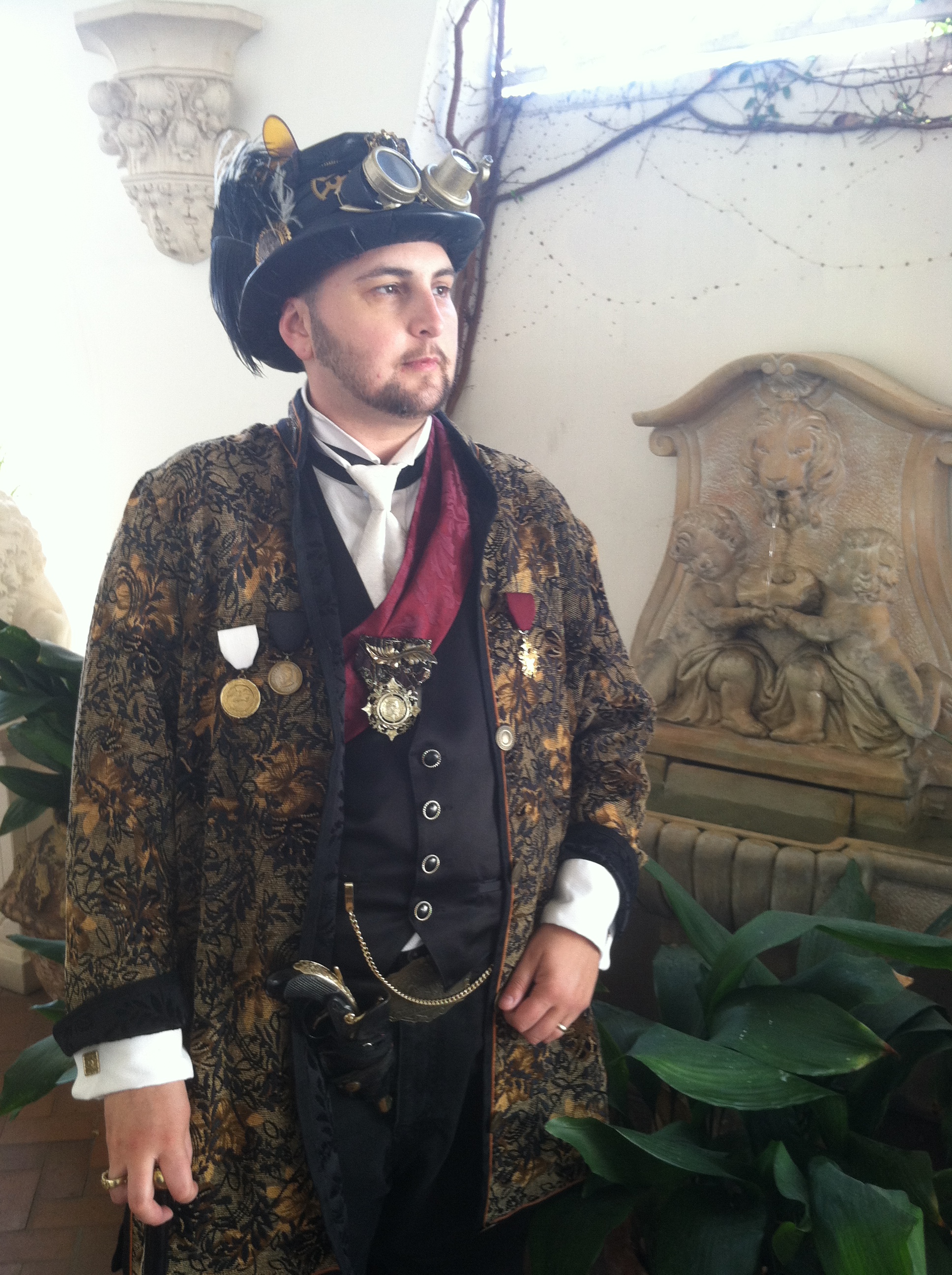 Valiant as Don Miguel, Count of Coronado and Airship Building Tycoon at the Gaslight Gathering 2014 in Fashion Valley, CA (May 2014)