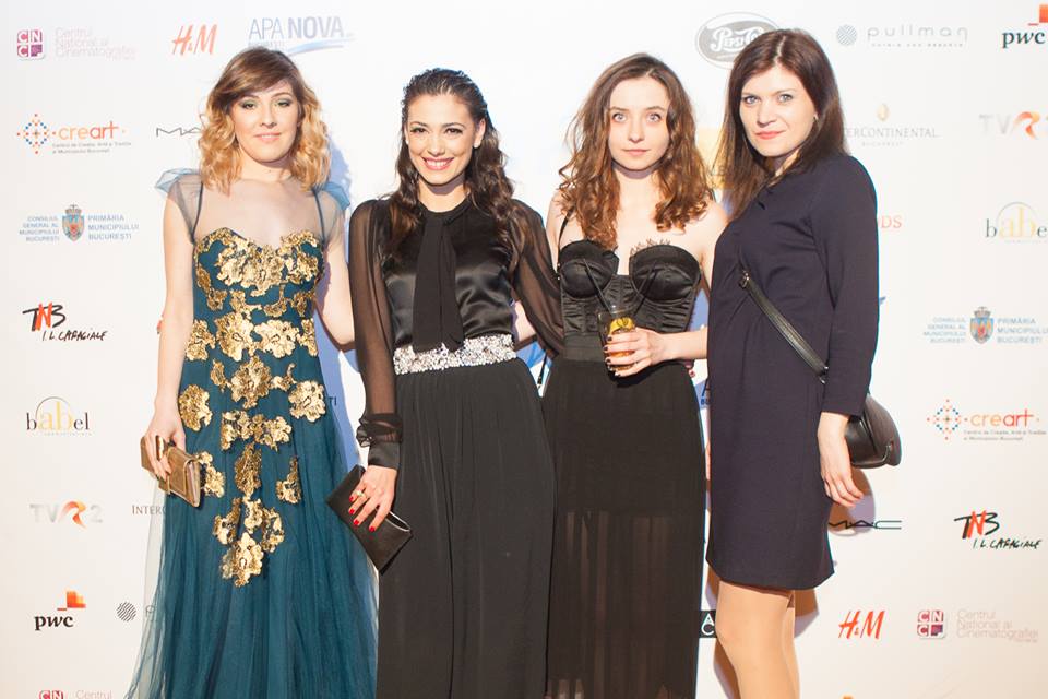 Gabi Suciu, Iulia Verdes and Cosmina Stratan @ 2015 Gopo Awards.