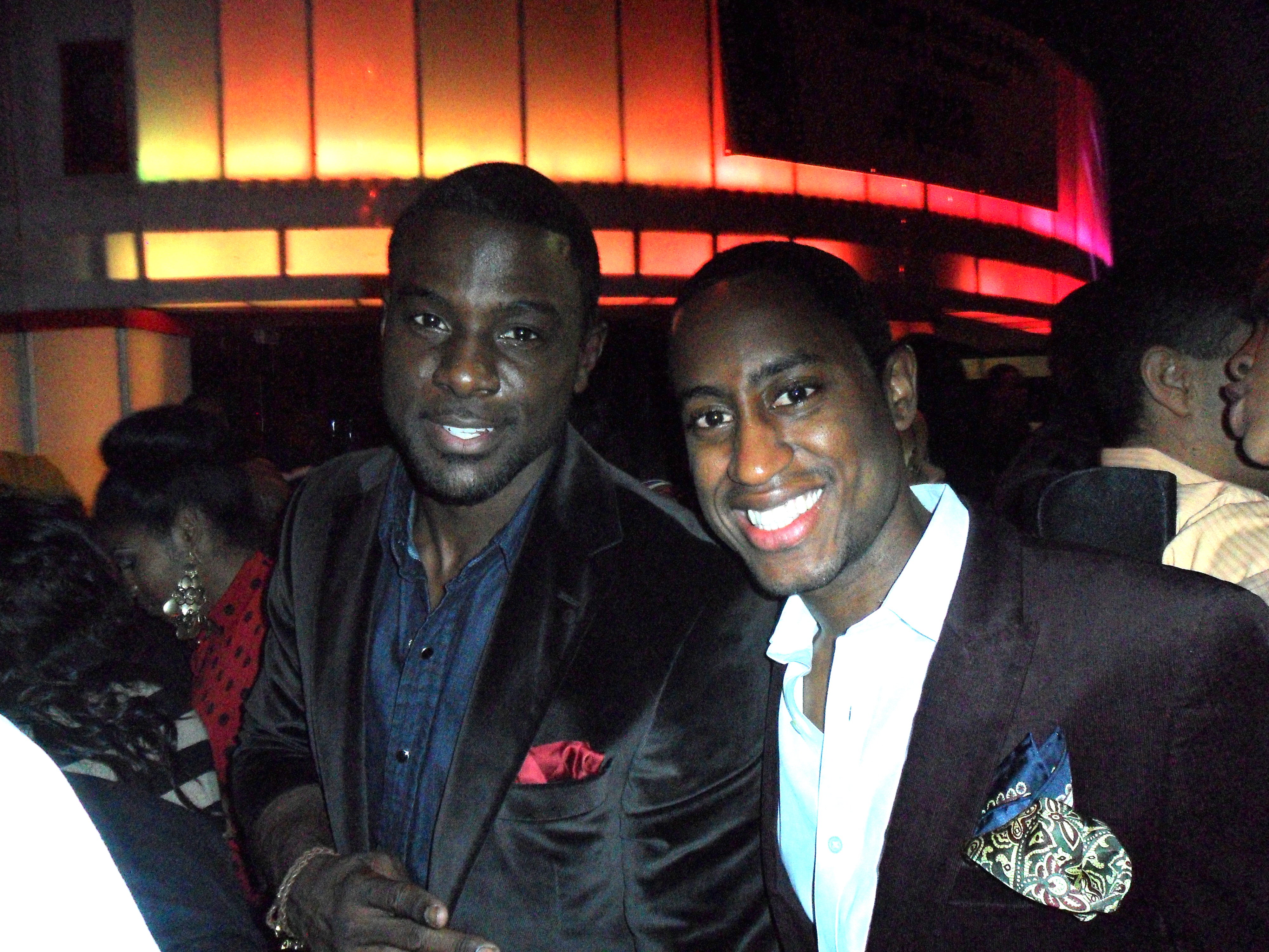 Montrel Miller and Lance Gross at wrap party for Season 6 of Tyler Perry's House of Payne