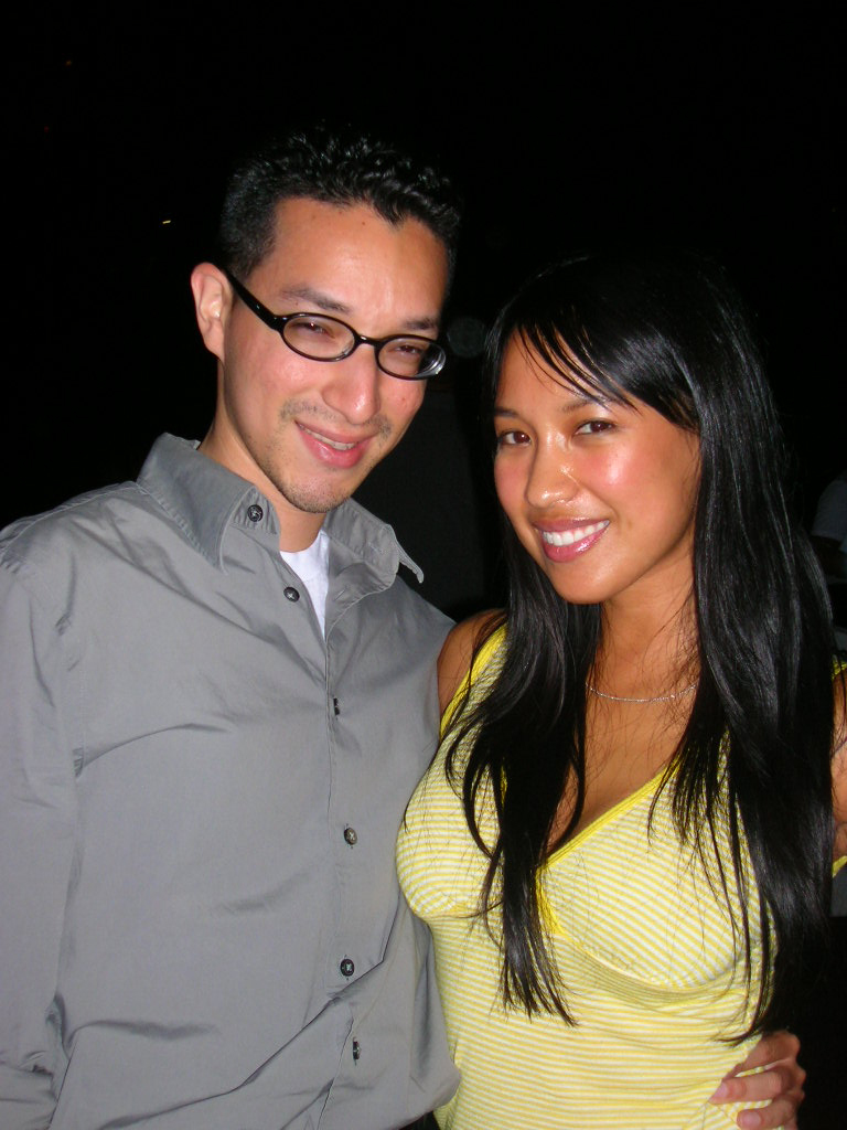 Cesar G. Orellana with Actress/Host Cyndee San Luis