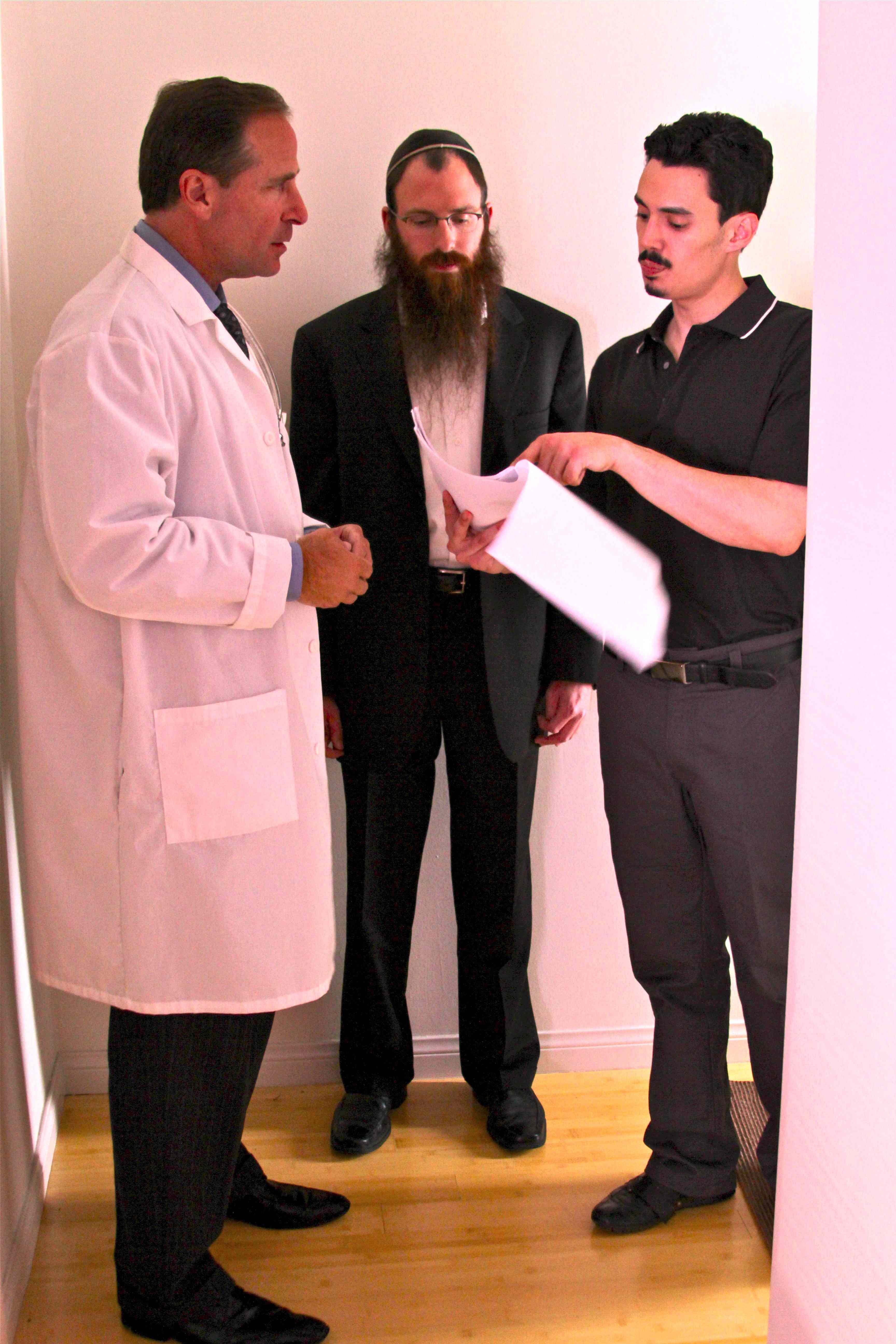 Enzo Zelocchi, David Edelstien and Simcha Levenberg