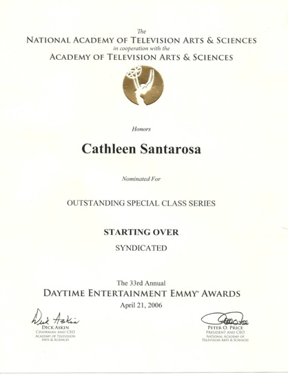 Cat Santarosa Two-Time Emmy Award Nominated Television Producer