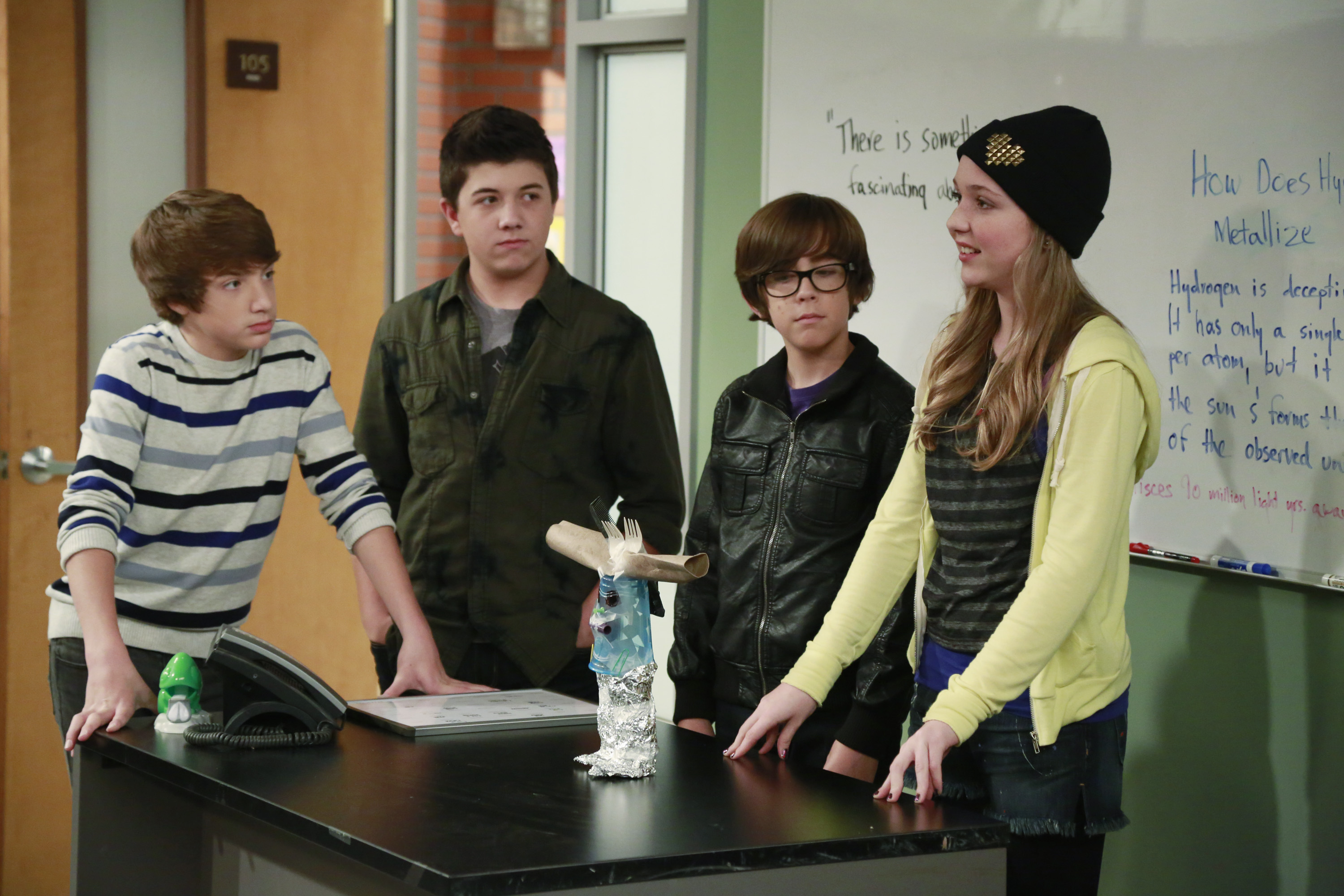 Still of Bradley Steven Perry, Jake Short, Cozi Zuehlsdorff and Augie Isaac in Mighty Med (2013)