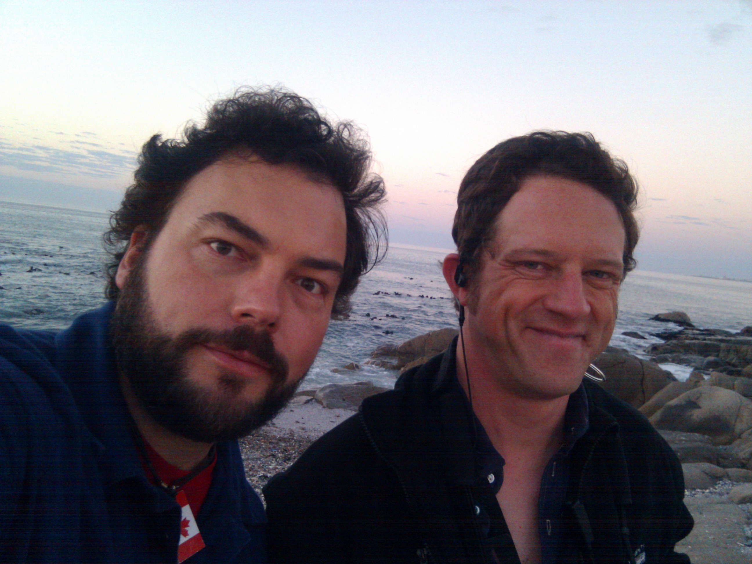 Danilo Di Julio and Duncan White (Supervising Prod/Director) on site in South Africa for Bud House