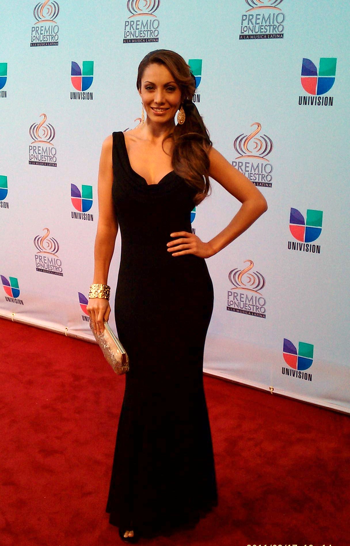 Victoria Del Rosal at Premios Lo Nuestro Univision