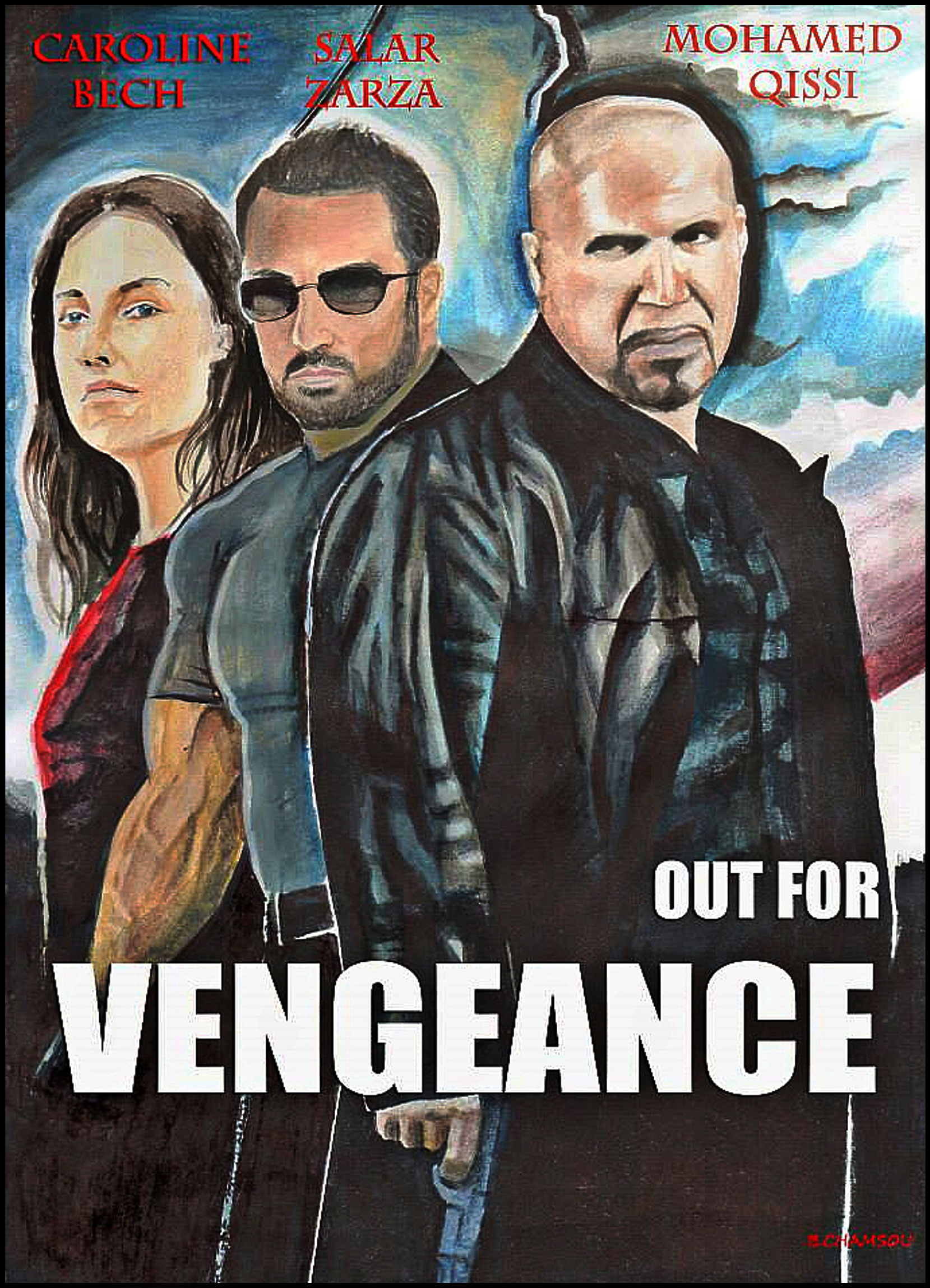 OUT FOR VENGEANCE (2015) 88 min. action/thriller feature.(Loc: NL/Morocco)