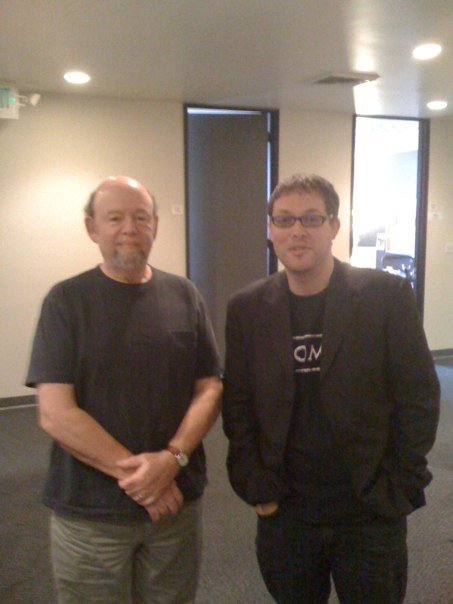 Jason Thomas Scott with editor Paul Hirsch.