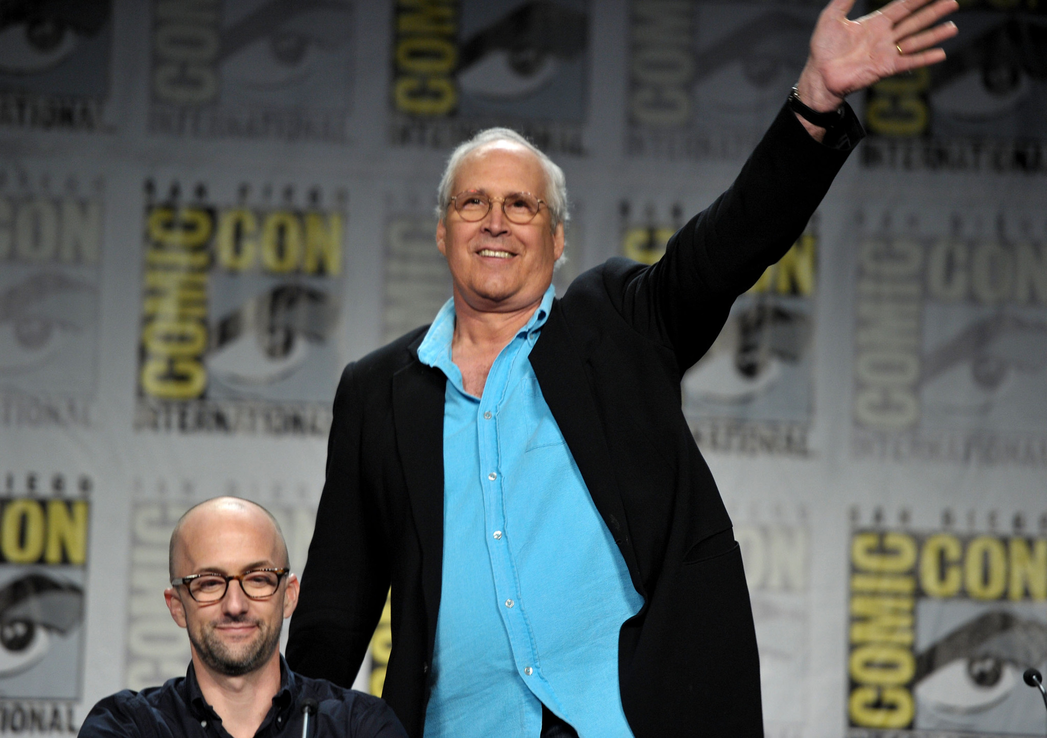 Chevy Chase and Jim Rash