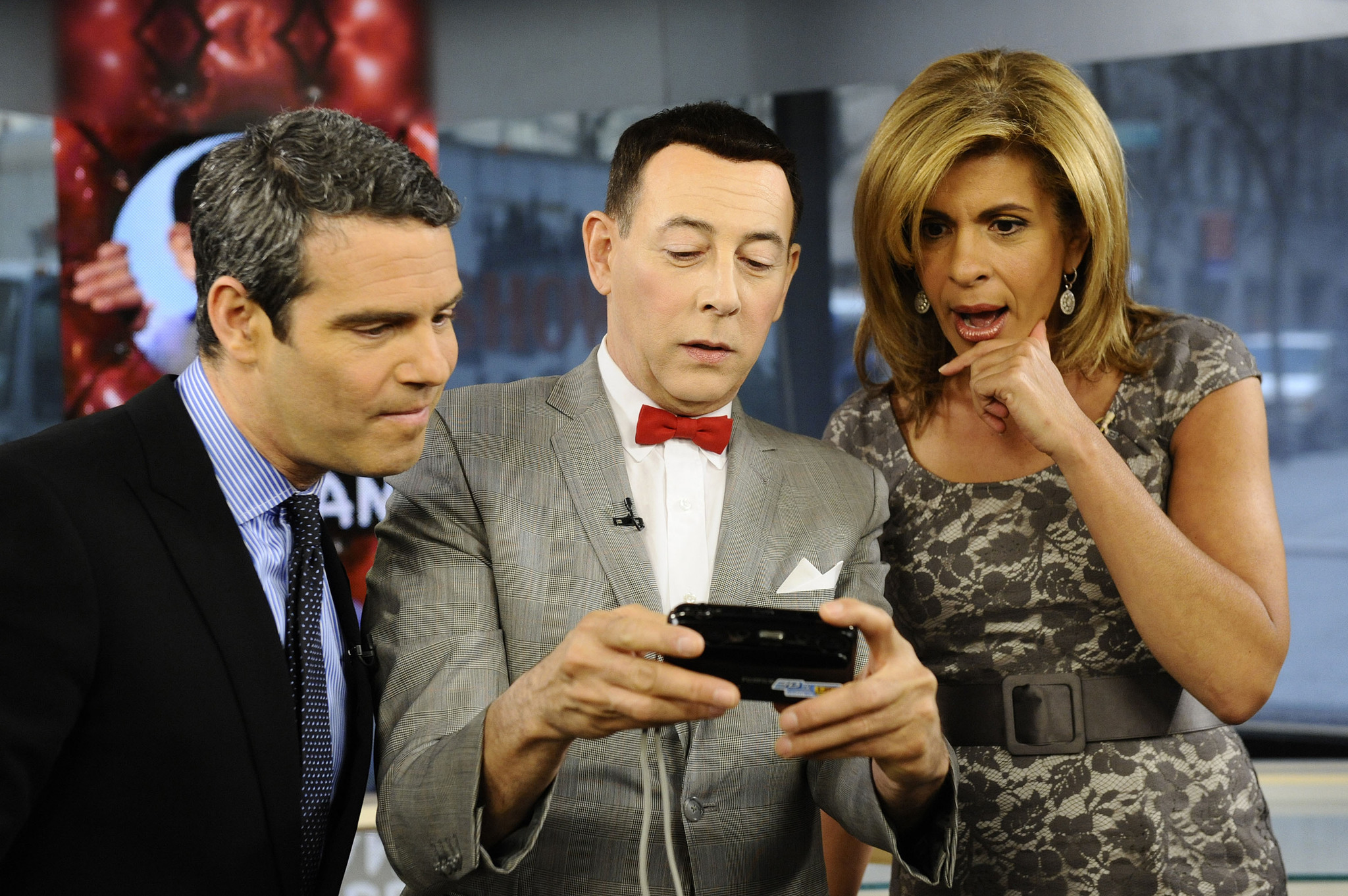 Paul Reubens, Andy Cohen and Hoda Kotb