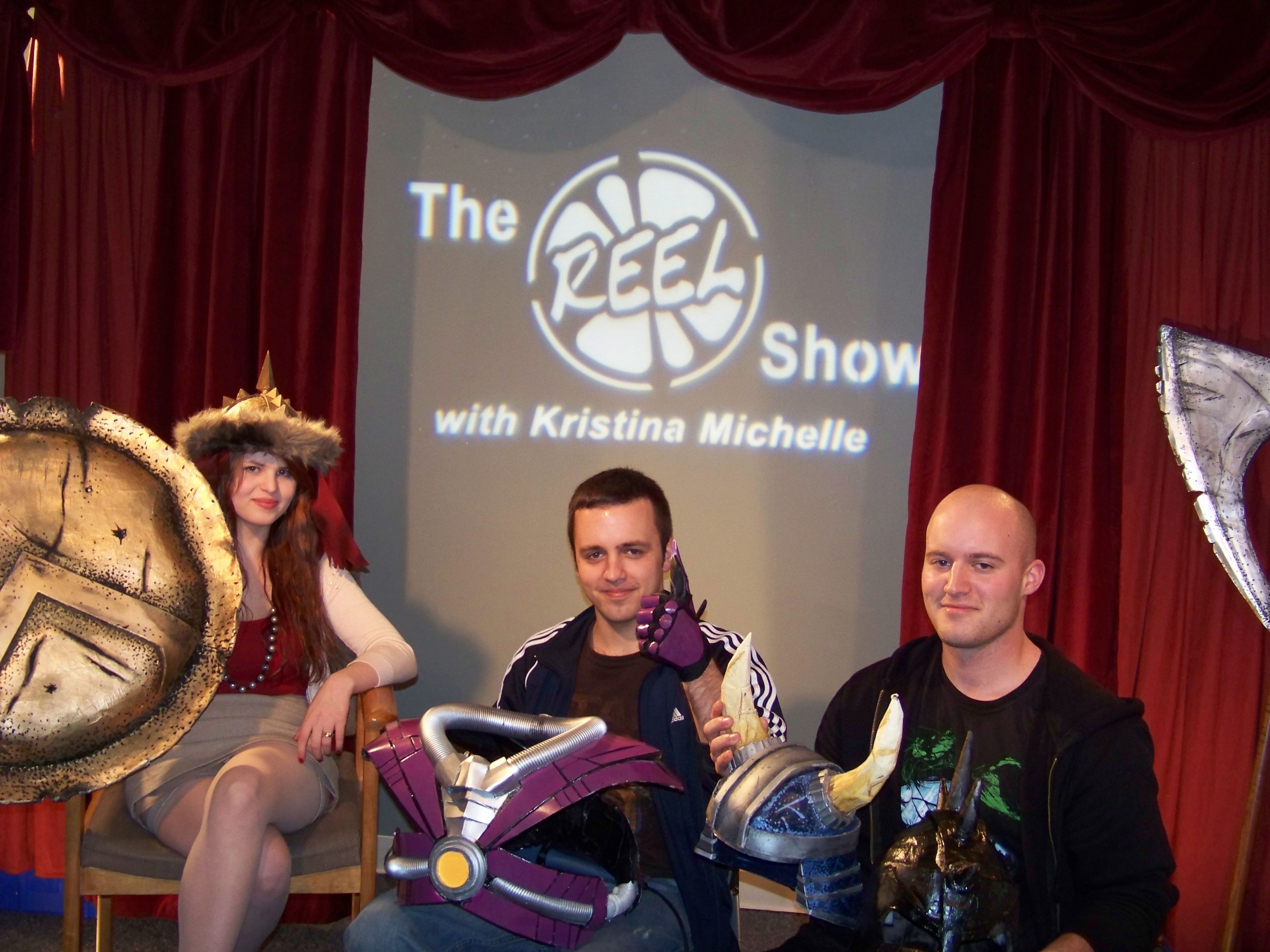 Kristina Michelle with Filmmakers Joe and Nick Fiorella on 