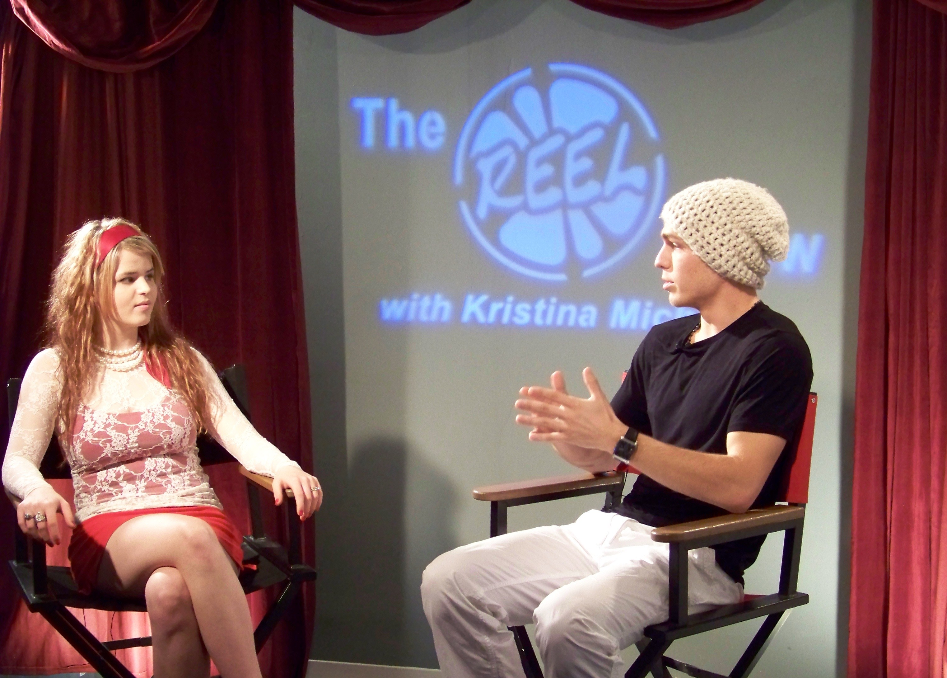 Kristina Michelle with filmmaker Zac Frognowski on 