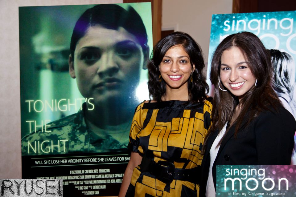 Catalina Tamayo with Satinder Kaur at the screening and premiere of 